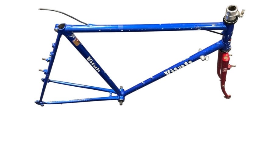 Paolo Vitali Columbus Gara Steel Road Bike Frame & Fork Touring frame