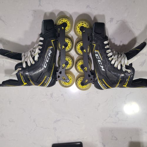 CCM Super Tacks 9370R Inline Skates Regular Width Size 8.5 (Used)