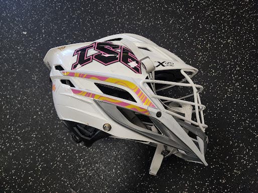 Used Cascade XRS PRO Lacrosse Helmet White One Size 11849-S000042282