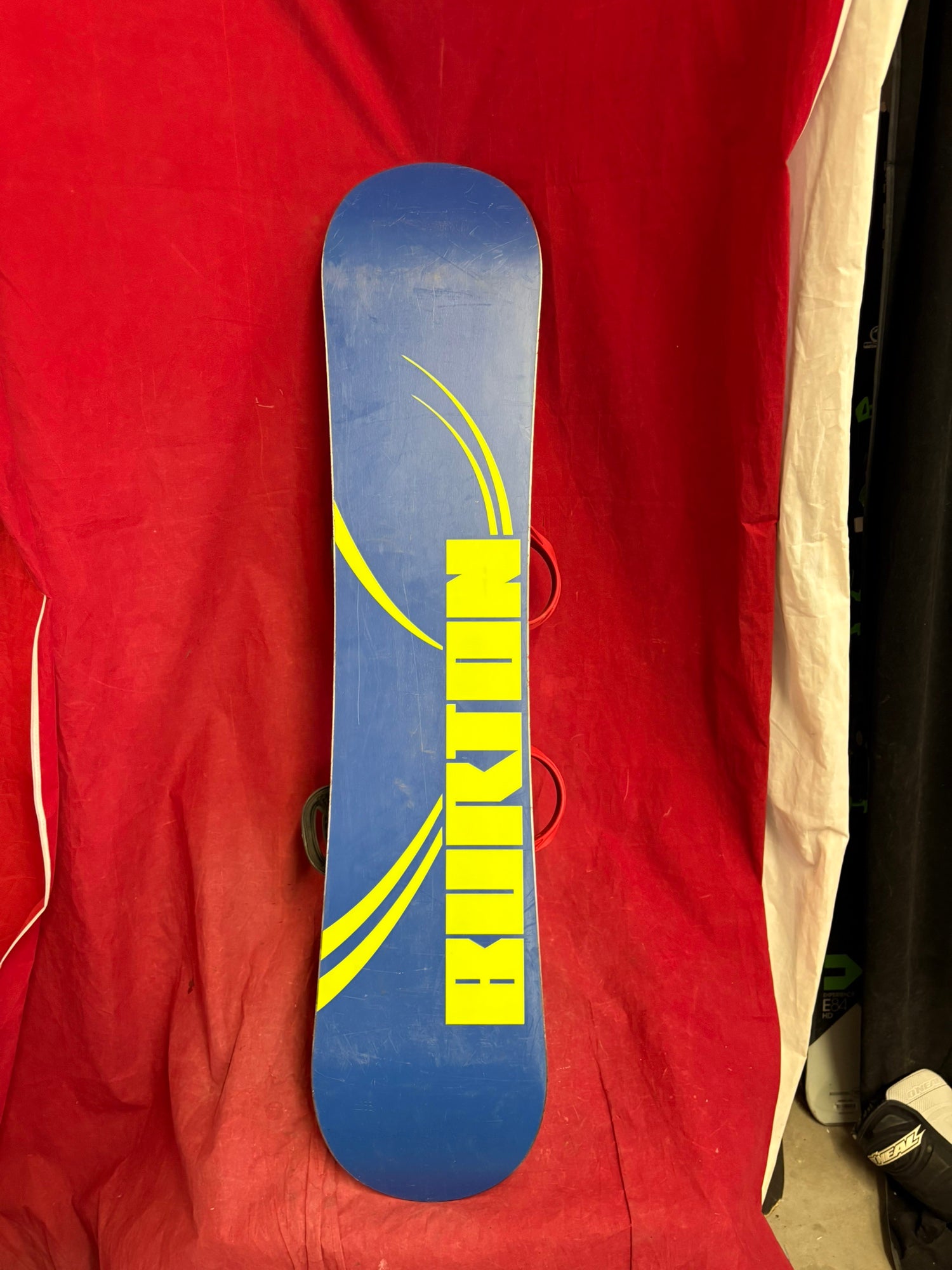 Skis: Burton Snowboard All Mountain With Bindings Directional Twin