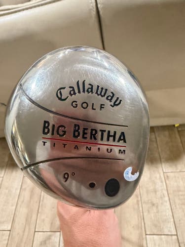 Men's Callaway Big Bertha titanium Right Handed Driver Regular Flex 9 Loft (Used)