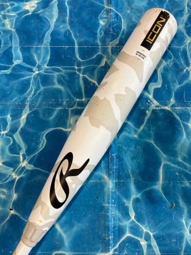 2025 Rawlings Icon Composite Bat USSSA Certified (-8) Composite 23 oz 31" (Used)