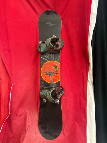 Snowboard: Nitro Snowboard All Mountain With Bindings 152 cm (Used)