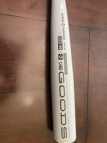 2024 DeMarini The Goods One Piece Alloy BBCOR Certified Bat (-3) 30 oz 33" (Used)