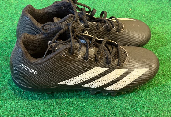 Men's Size M 8.0 (W 9.0) Adidas adizero Low Top Molded Cleats (Used)