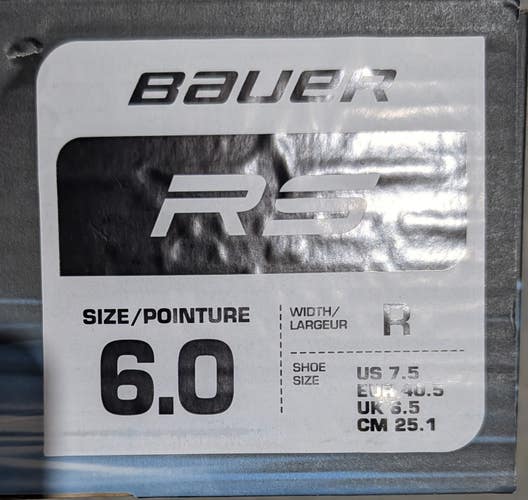 Bauer RS Inline Skates Regular Width Size 6 (Used)