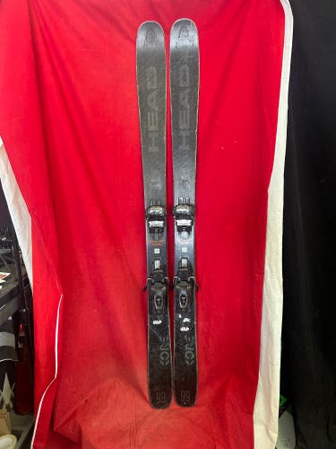 Skis: HEAD 171 cm Powder Skis With Bindings (Used)