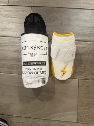White Senior EvoShield Elbow Guard Elbow Protection (New)