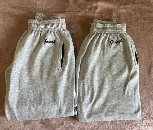 Goaliesmith Brand Lacrosse Goalie Sweatpants Size Men’s XL set of 2