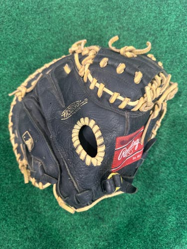 Black Rawlings Highlight Series RH Catcher's Baseball Glove 31.5" (Used)