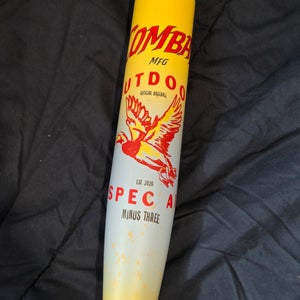 COMBAT MFG SPEC-A1 "Big Barrels for Big Games" BBCOR Baseball Bat 32"/29 oz (-3) NWOT