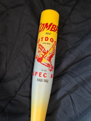 COMBAT MFG SPEC-A1 "Big Barrels for Big Games" BBCOR Baseball Bat 32"/29 oz (-3) NWOT