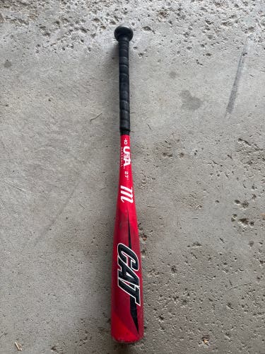 2019 Marucci CAT Alloy USABat Certified Bat (-10) 17 oz 27" (Used)