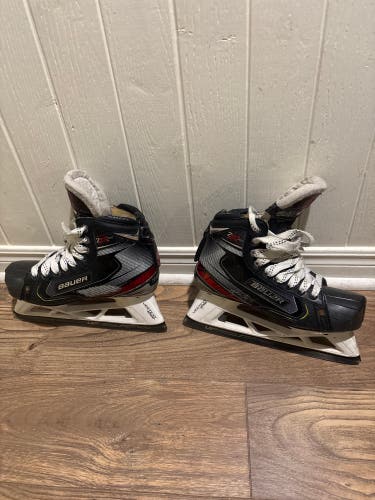 2019 Bauer Vapor 2X Pro Hockey Goalie Skates Regular Width 6.5 (Used)