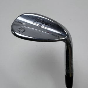 Titleist Vokey SM6 Tour Chrome Wedge 58* 8 Bounce M-Grind Wedge Steel Mens RH
