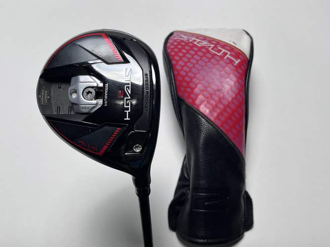 TaylorMade Stealth 2 Plus 3 Fairway Wood 15* HZRDUS Yellow 6.5 76g XStiff RH HC
