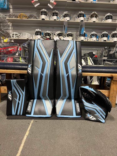 34" +0.5” Brian's Iconik Regular Goalie Full Set (Used)