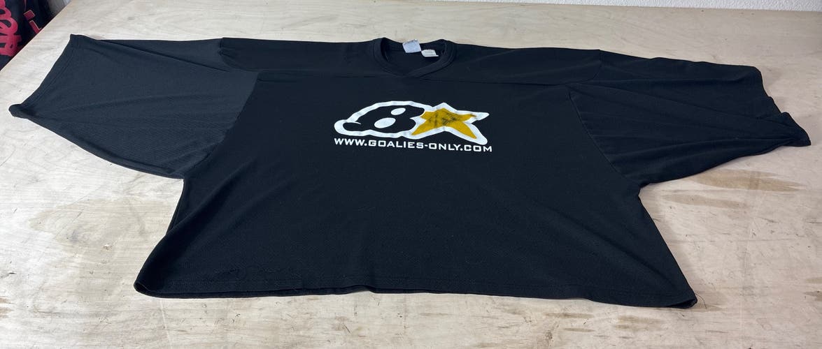 Brian’s Goalies Only XXL TTG Goalie Cut Black Jersey Kamazu brand VINTAGE