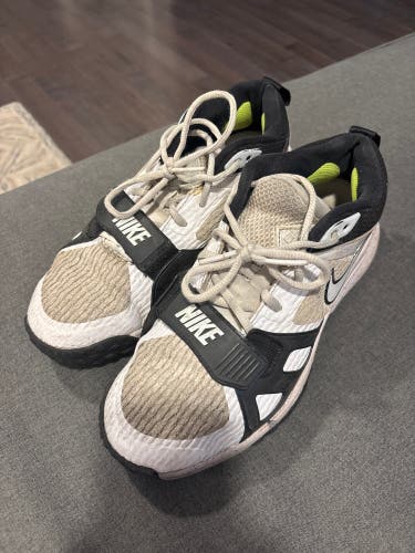 White Men's Size M 8.0 (W 9.0) Nike Air Zoom Diamond Elite Low Top Turf Cleats (Used)
