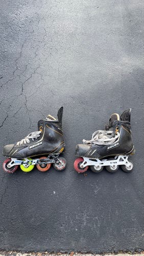 Bauer Inline Skates Regular Width Size 9 (Used)
