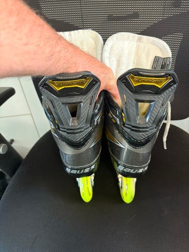 Bauer Supreme 3s Pro Custom Inline Hockey Skates - Size 8 (Fit 1)