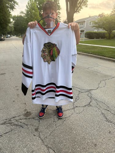 White Size 56 Men's Reebok Jersey (Used)