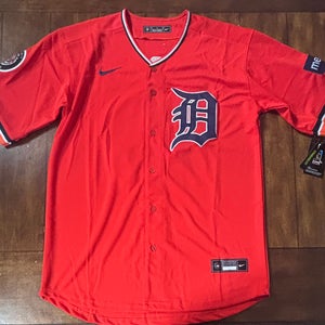 Detroit Tigers Dillon Dingler Adult Medium Orange Alternate Jersey NWT
