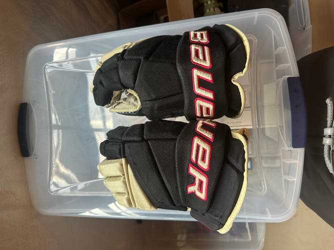 Bauer Vapor Pro Team Gloves 15" Pro Stock (Used)