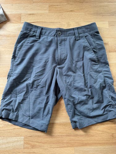 Khaki Under Armour Golf Shorts