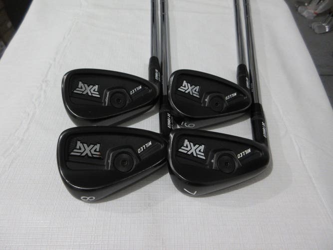 Left-Handed PXG 0317CB Xtreme Dark Iron Set - 7-PW - Stiff Flex Steel +1" Long