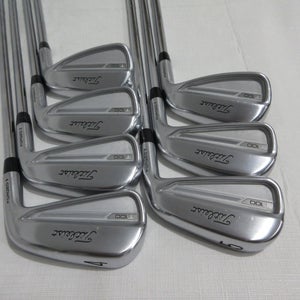 Titleist 2023 T100 Iron Set - 4-PW - AMT Tour White S300 Stiff Flex Steel