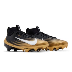 Nike Men's 11.5 Zoom Air Vapor Pro 1 Football Cleats Black Gold FB3298-003 NWT