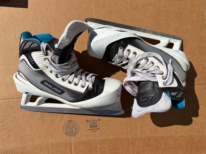 Bauer Reactor 6000 Goalie Skates Senior Size 10