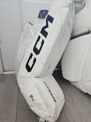 Goalie Leg Pads CCM Eflex 6.9, 32+1