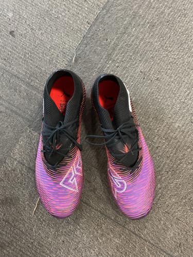 Used Puma FUTURE Soccer Cleats Purple Senior 9 11614-S000241103