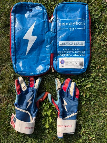 Bruce Bolt Batting Gloves - Adult Medium