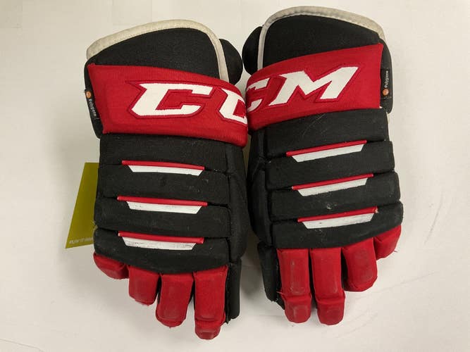 Used CCM 4R PRO 2 Senior Gloves White/Black/Red 15" 11855-S000207620