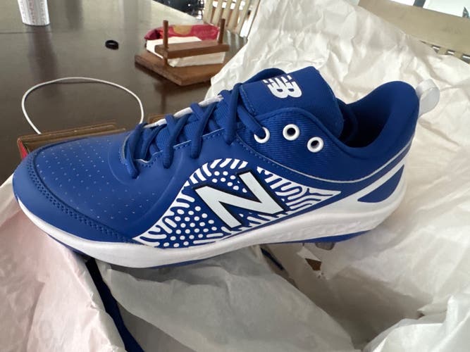 Blue Women's Size M 8.0 (W 9.0) New Balance Low Top Metal (New)