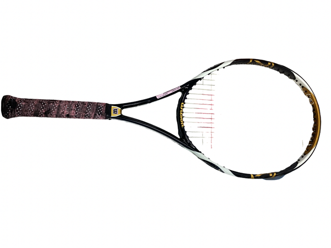 Used Wilson BLADE TEAM Adult Tennis Racquet Black 4 1/4" 11613-S000186858