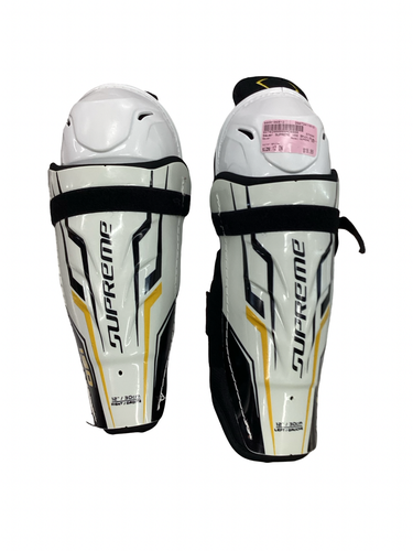 Used Bauer SUPREME 150 Junior Shin Guards White 12" 11613-S000186812