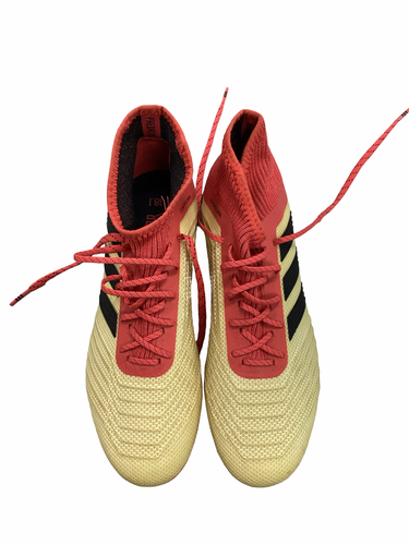 Used Adidas PREDATOR 18.1 Soccer Cleats Red And White Senior 6 11613-S000186731