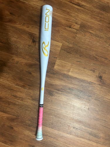 2026 Rawlings Icon Composite BBCOR Certified Bat (-3) 29 oz 32" (Used)