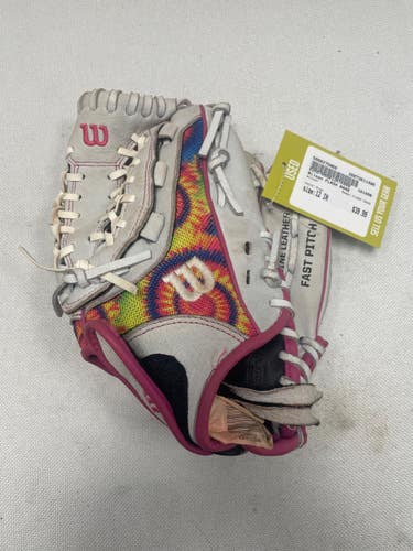Used Wilson FLASH A440 BB/SB Glove RH Throw Grey 12" 11490-S000275960