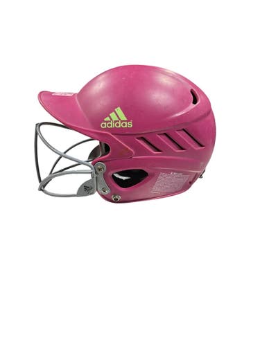 Used Adidas ADIDAS HELMET Batting Helmet w/Mask Pink S/M 11847-S000037403