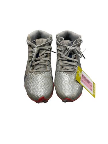 Used Under Armour Jr FB Cleats Grey Junior 05 11847-S000037395