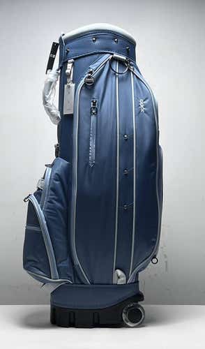 XXIO Ladies Transport Cart Bag Light Blue 5-Way Divide Single Strap Golf Bag NEW