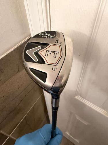 Callaway FT 15* 3 Wood Neutral W/Fujikura Fit 160 Stiff Flex Right