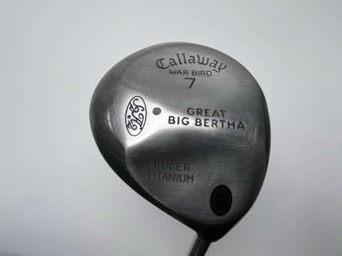 Callaway Big Bertha S2H2 7 Fairway Wood 21* BB UL Senior Graphite Mens RH