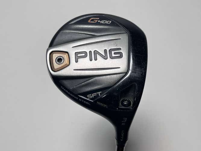 Ping G400 SF Tec 3 Fairway Wood 16* Alta CB 65g Stiff RH Midsize Grip