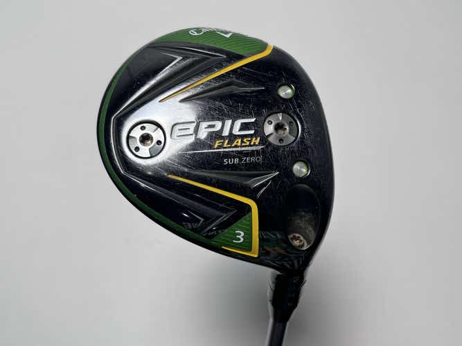 Callaway EPIC Flash Sub Zero 3 Fairway Wood 15* Even Flow 6.0 65g Stiff RH